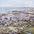 2012   北海岸  ，油畫、畫布。10F (53x45.5cm) 藝術家：林淑婷