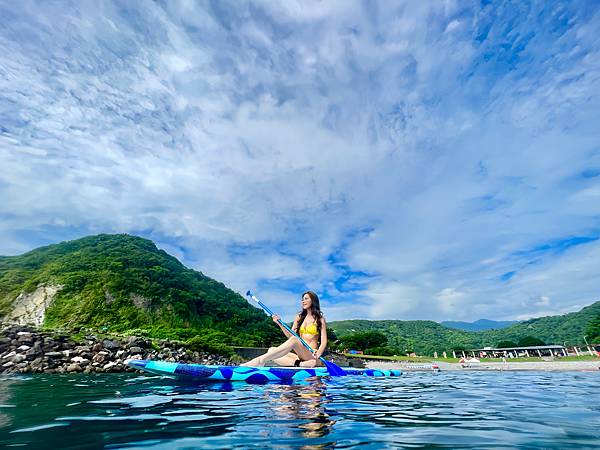 瓏山林蘇澳 南方澳 海邊 立槳 sup 比基尼 網美 豆腐岬 嶺腳衝浪