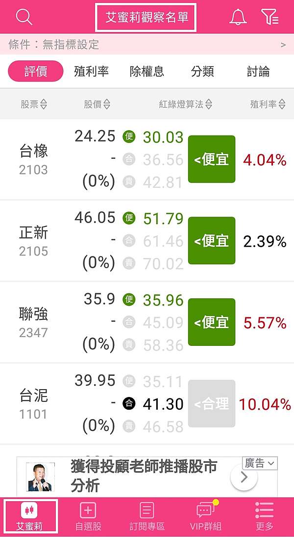 股票工具 艾蜜莉定存股app使用心得整理 免費 專業版 昭昭的投資日常 痞客邦
