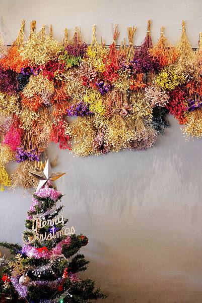 [台中豐原早午餐] 暖暖 /早午餐、甜點 /乾燥花牆