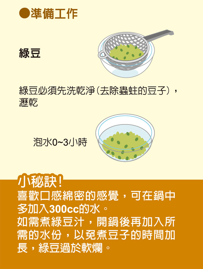 綠豆湯準備