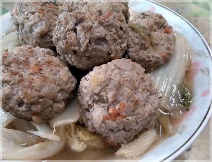 豆薯獅子頭