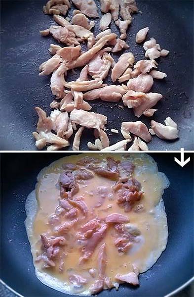 超厚蛋捲三明治-燻雞1