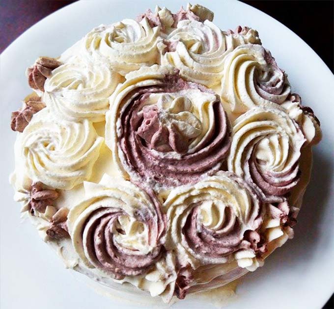 雙色奶油檸檬蛋糕