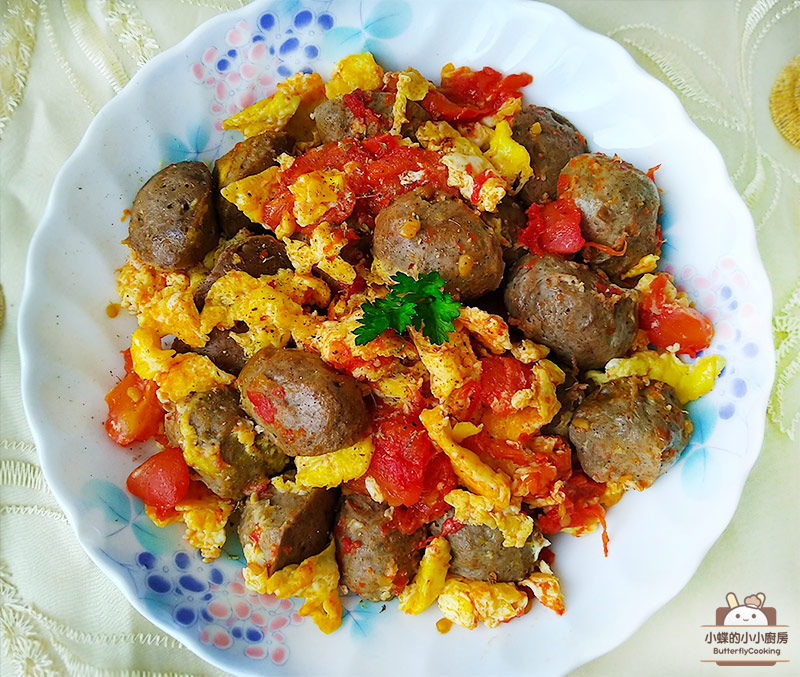番茄蛋炒牛肉丸.jpg 番茄蛋炒牛肉丸.jpg