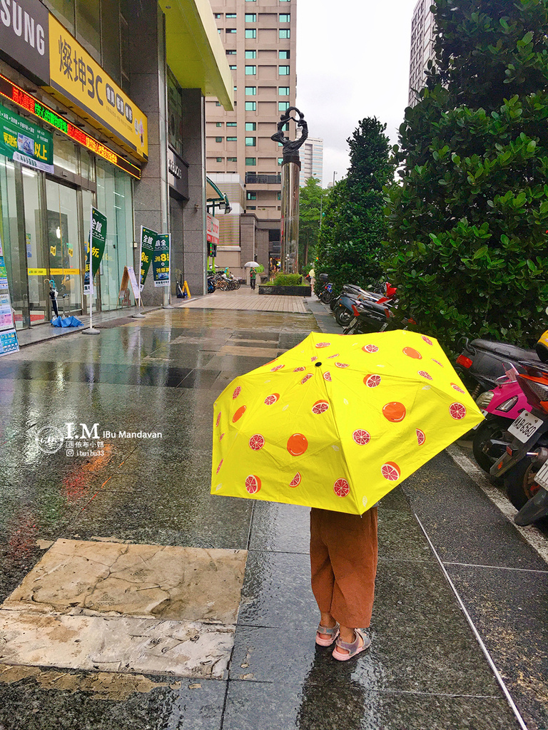 「輕量雨傘推薦」傘電俠傘傘惹人愛～保柚平安自動傘+手開兔子袋