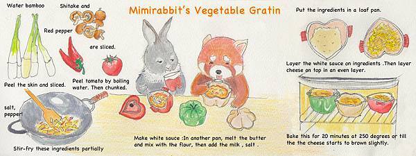 Mimirabbit’s Vegetable Gratin 