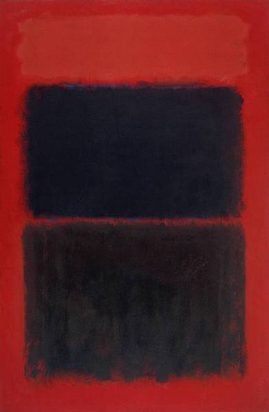 Light Red Over Black by Mark Rothko