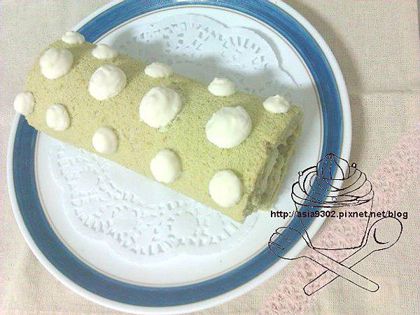 抹茶蛋糕捲♥Green Tea Swiss Roll