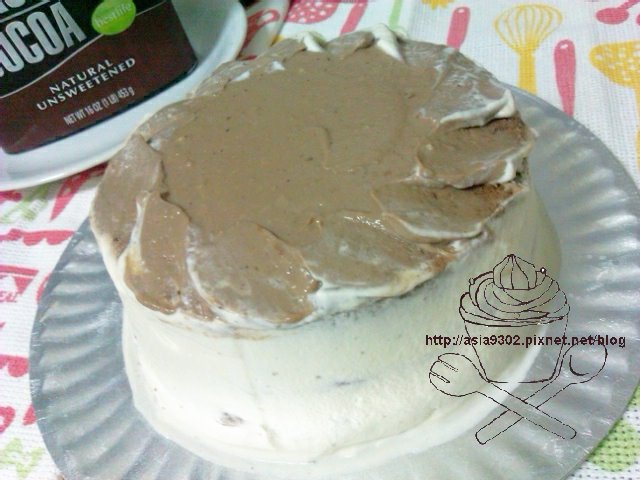 巧克力卡士達鮮奶油蛋糕♥Chocolate Custard Cream Cake