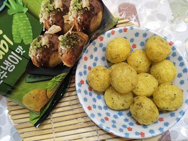 叫我小虎媽【零食】韓國章魚燒餅乾芥末口味3