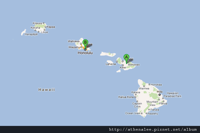 hawaii map