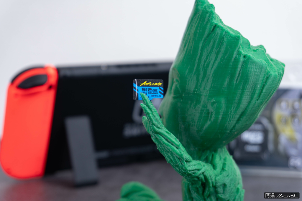 「開箱」Anacomda Fighter microSD 512GB - Switch 最佳拍檔