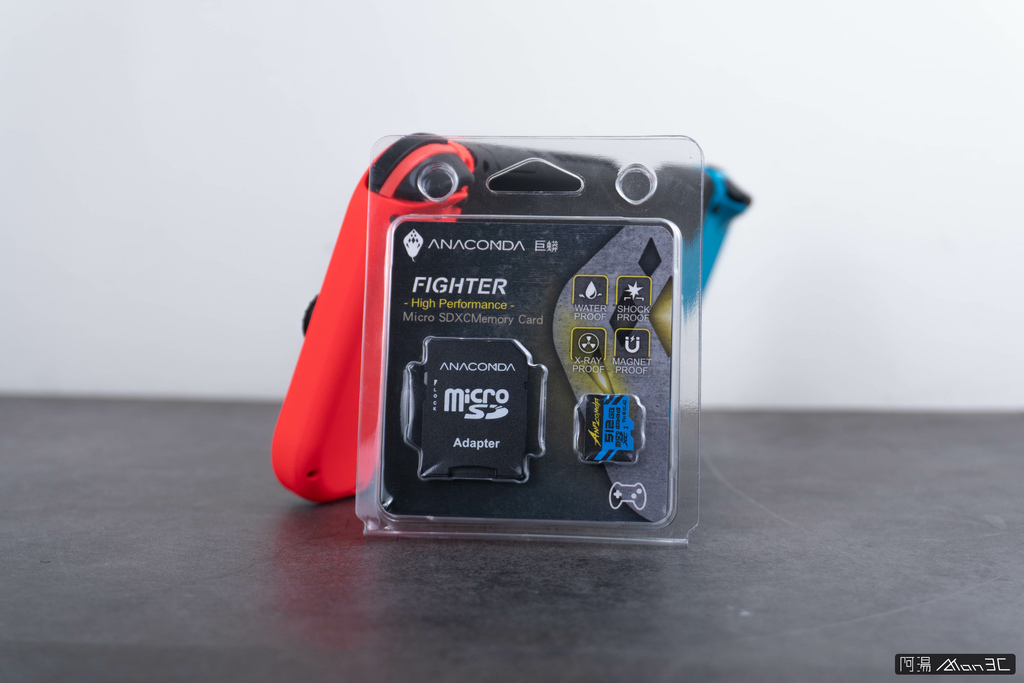 「開箱」Anacomda Fighter microSD 512GB - Switch 最佳拍檔