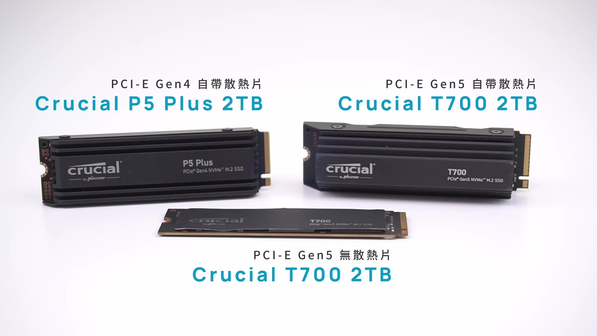 「評測」PCI-E Gen5 Gen4 SSD 速度之戰，美光 Crucial T700 Gen5 vs P5 Plus Gen4 SSD