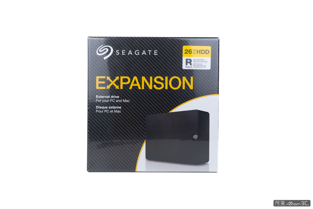 Seagate Expansion 26TB：大容量冷儲存的新選擇
