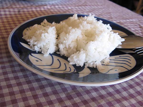 小姐一次會給兩匙飯