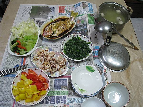 去姑姑家吃了一頓家常午餐