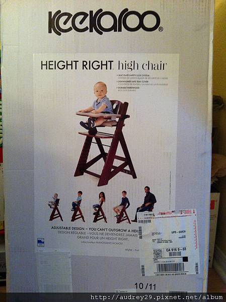 Keekaroo high chair