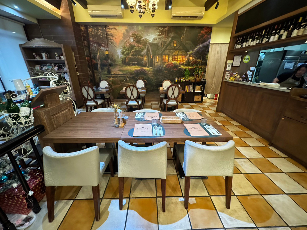 台南美食推薦【暖心時光義法小館】享用精緻義法料理│歐洲鄉村風裝潢細節