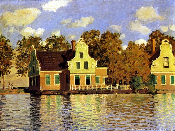 Claude Monet - Houses on the Zaan.jpg