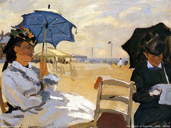 Claude Monet - The Beach at Trouville.jpg