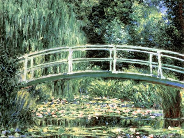 Claude Monet - Waterlilies and Japaness Bridge.jpg