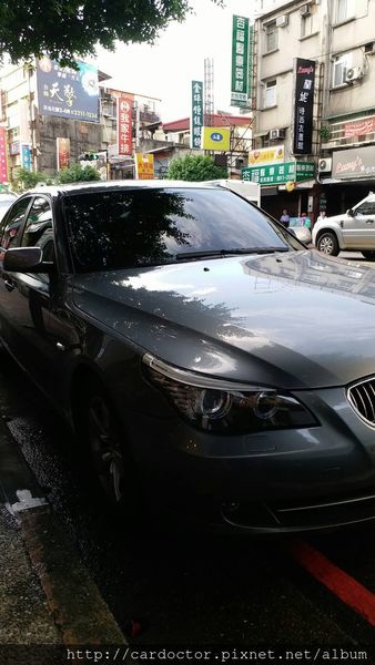 BMW寶馬汽車2007 E60 523i桃園市古車估價實例，BMW寶馬汽車中古車行情及車輛介紹。