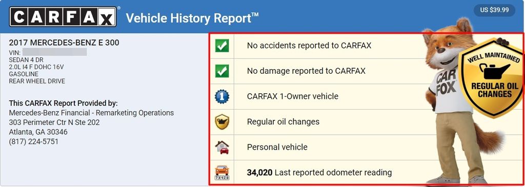 Carfax及Autocheck報告