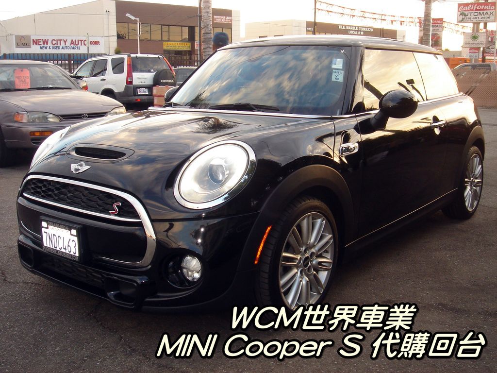 代購外匯車分享 Mini Cooper S 手排外匯車代購回台灣 桃園外匯車商 世界車業 Wcm世界車業 外匯車商 外匯車代辦 代購 痞客邦