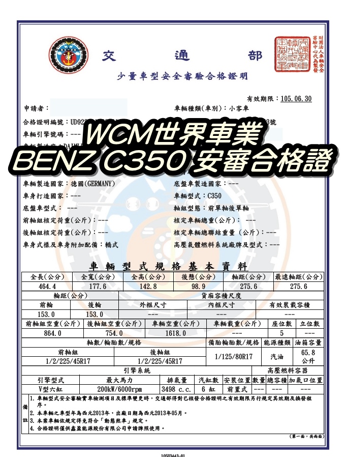 代購外匯車分享，BENZ C350代購回台灣，代購外匯車推薦世界車業。.jpg