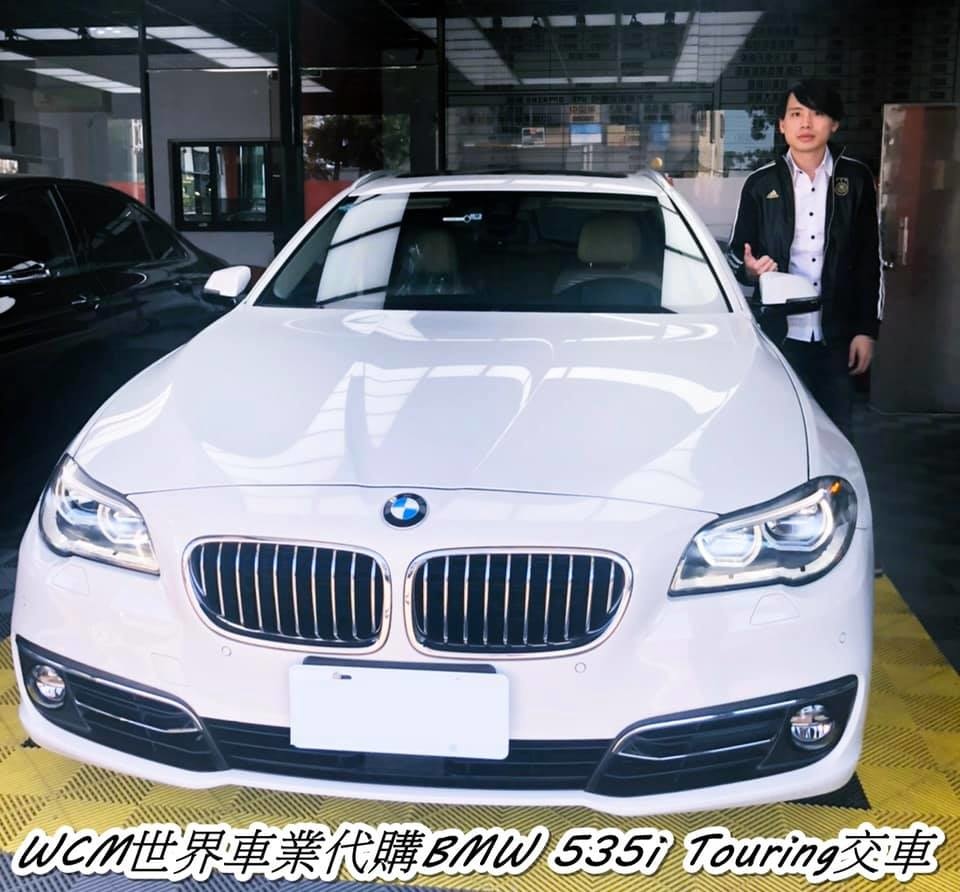 BMW535i-Touring順利交車，買賣外匯車可以找桃園世界車業外匯車商。