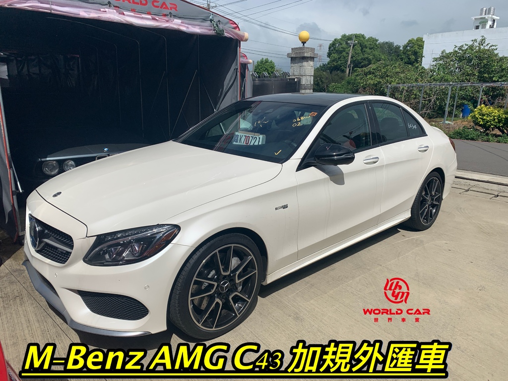 Mercedes-Benz AMG C43外匯車代購流程、規格、配備、油耗、價格分析。M-Benz AMG C43二手車。