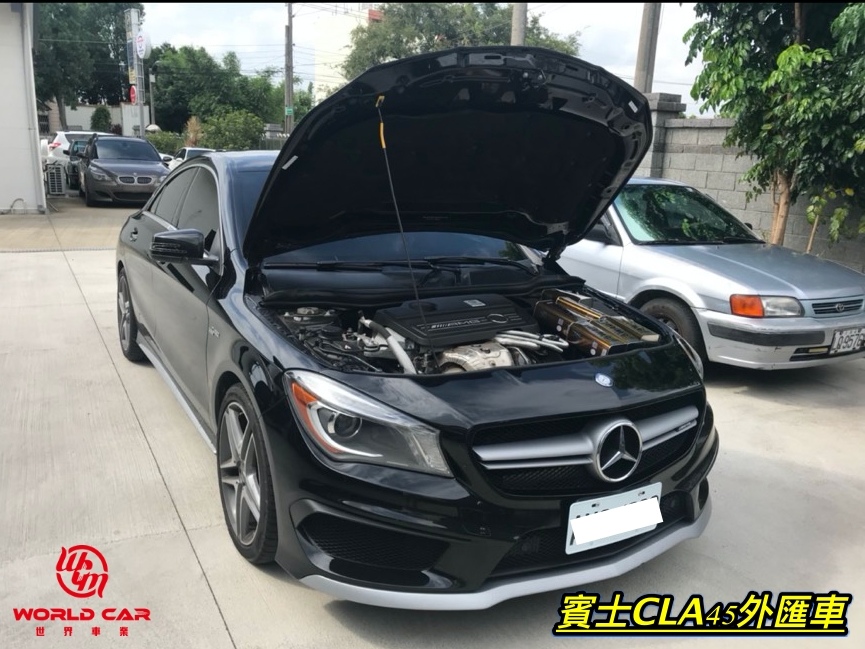 Mercedes-Benz CLA45外匯車代購流程、規格、配備、油耗、價格比較。M-Benz CLA45二手車。