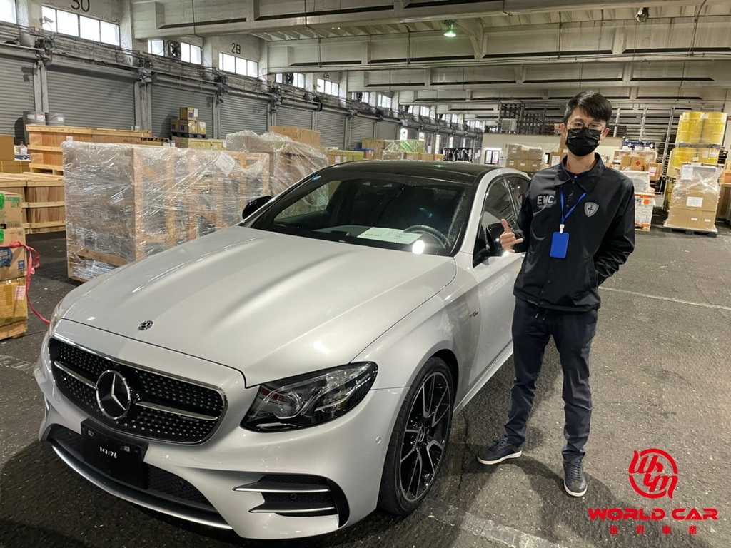 2022年代購日規賓士AMG E53外匯車回台分享，購買日規外匯車推薦找世界車業。