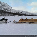 其實雪橇木頭很薄，沿途我的屁股都能完全感受到大地的"激凸"