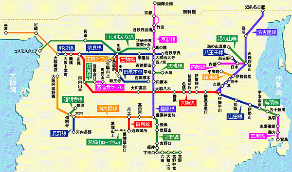 近鐵路線圖