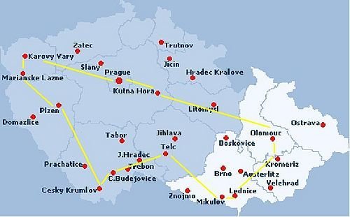 捷克旅遊地圖.bmp
