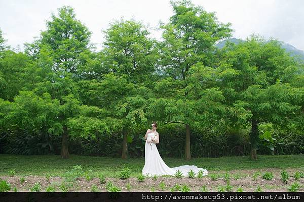 自助婚紗 優雅名伶 韓式手工珍珠髮圈 新秘雅芳 