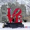 [love] 費城賓洲大學校園中的ＬＯＶＥ
