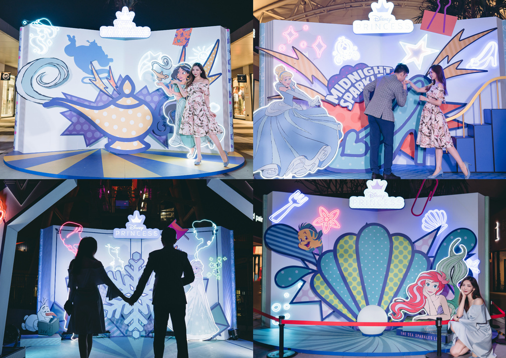 台中三井OUTLET相遇公主奇幻繪本 迪士尼公主奇幻主題燈飾 珂荷莉.jpg
