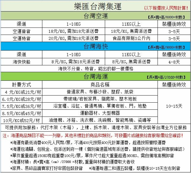 【淘寶集運推薦】 樂匯台灣集運好用嗎？ 海運/海快/空運 大