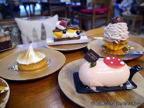 清境蒙塔妮手作甜點,法式甜點,檸檬塔,蒙布朗,水果手指泡芙,藍莓起司蛋糕,GuavaVanille番石榴,南投,仁愛鄉,下午茶,清境,蛋糕,點心