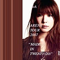 BoA ARENA TOUR 2007「MADE IN TWENTY(20)」場刊自製桌布20071027