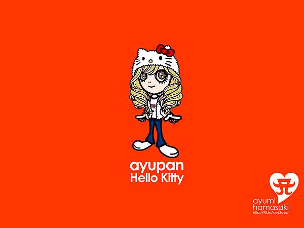 步★ 〃ayupan × Hello Kitty 限定自製桌布20090221（1280×1024）
