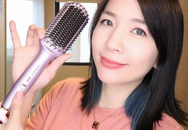 MUNICHI 沐尼黑 溫控直髮梳 ION負離子 直捲兩用 MCH陶瓷防燙梳齒 適合手殘黨的美髮造型工具