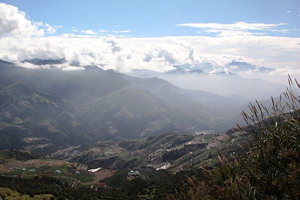 中橫往福壽山路上