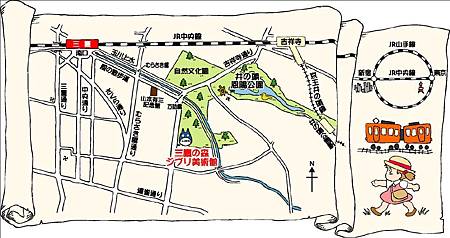 三鷹吉卜力map