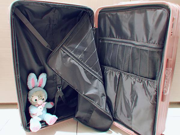 4大特色 耐用好推行李箱 推薦品牌 星光PC鏡面旅行箱29吋 -玫瑰金 11 空間擴充可加大 雙層拉鏈設計