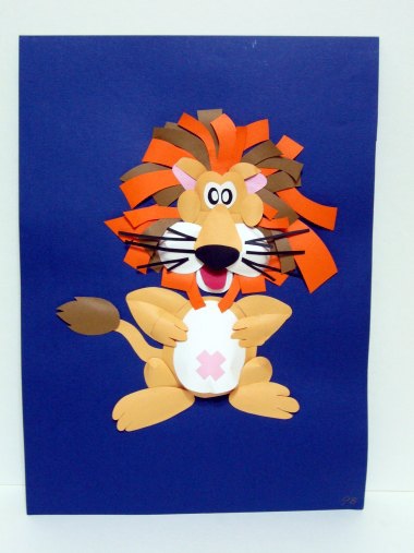 紙雕 - 獅子